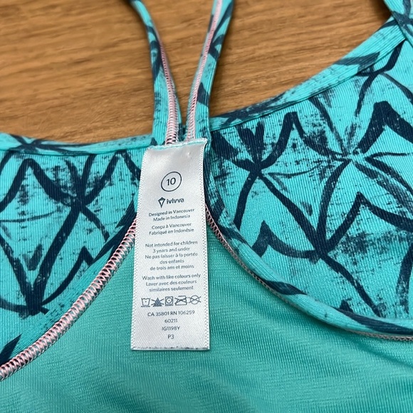Lot of 2 Ivivva Racerback tank tops size 10 - Picture 8 of 8